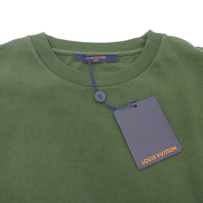 【中古】LOUIS VUITTON | ルイ・ヴィトン インサイドアウトオーバーサイズTシャツ 半袖Tシャツ RM221Q JYN HIY47W 国内正規品 グリーン サイズ:S