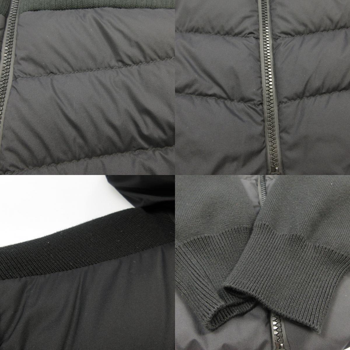 【中古】MONCLER | モンクレール CARDIGAN TRICOT ダウンジャケット I20919B00027 国内正規品 ブラック サイズ:M