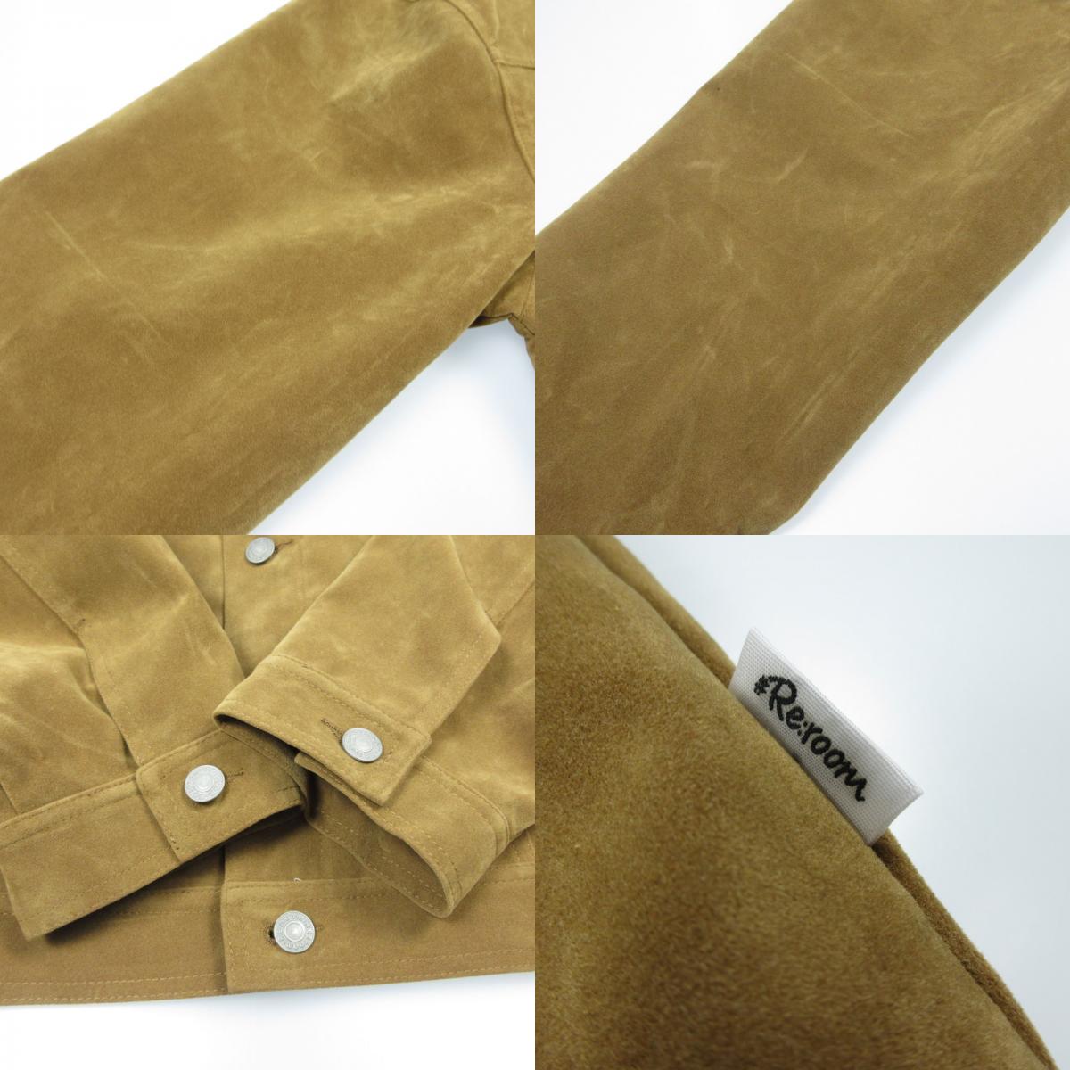 【中古】#Re:room | リルーム SUEDE JACKET その他アウター REJ134 サイズ:M-L ブラウン