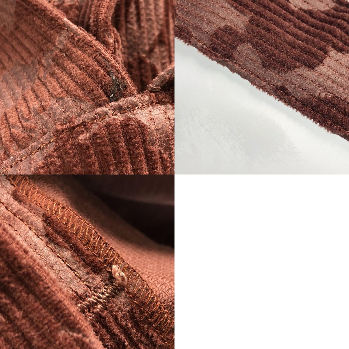 【中古】 EMBOSSED CORDUROY ICIRIAN OVERALL オーバーオール T24AW-OA01 2024A/W ボルドー/バーガンディー サイズ:2