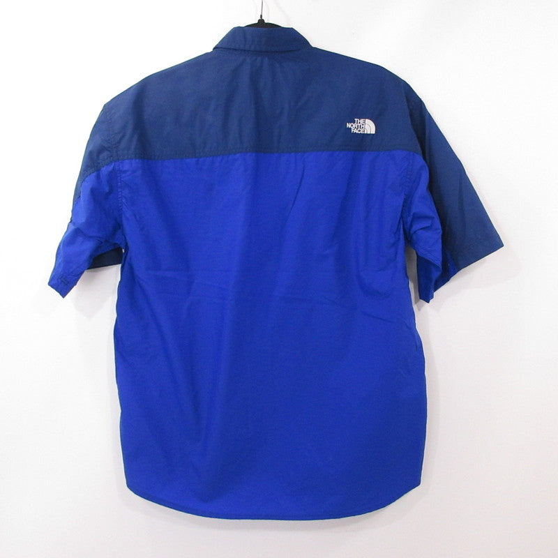 【中古】THE NORTH FACE | ザ・ノースフェイス S/S Nuptse Shirt 半袖シャツ NR22552 ブルー サイズ:M