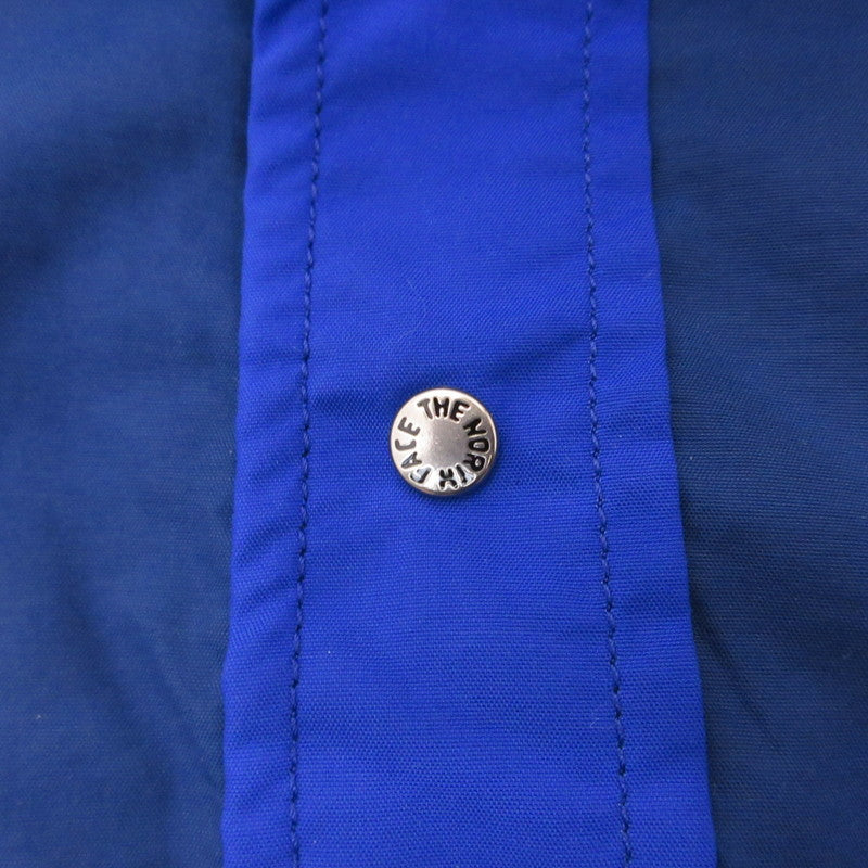 【中古】THE NORTH FACE | ザ・ノースフェイス S/S Nuptse Shirt 半袖シャツ NR22552 ブルー サイズ:M