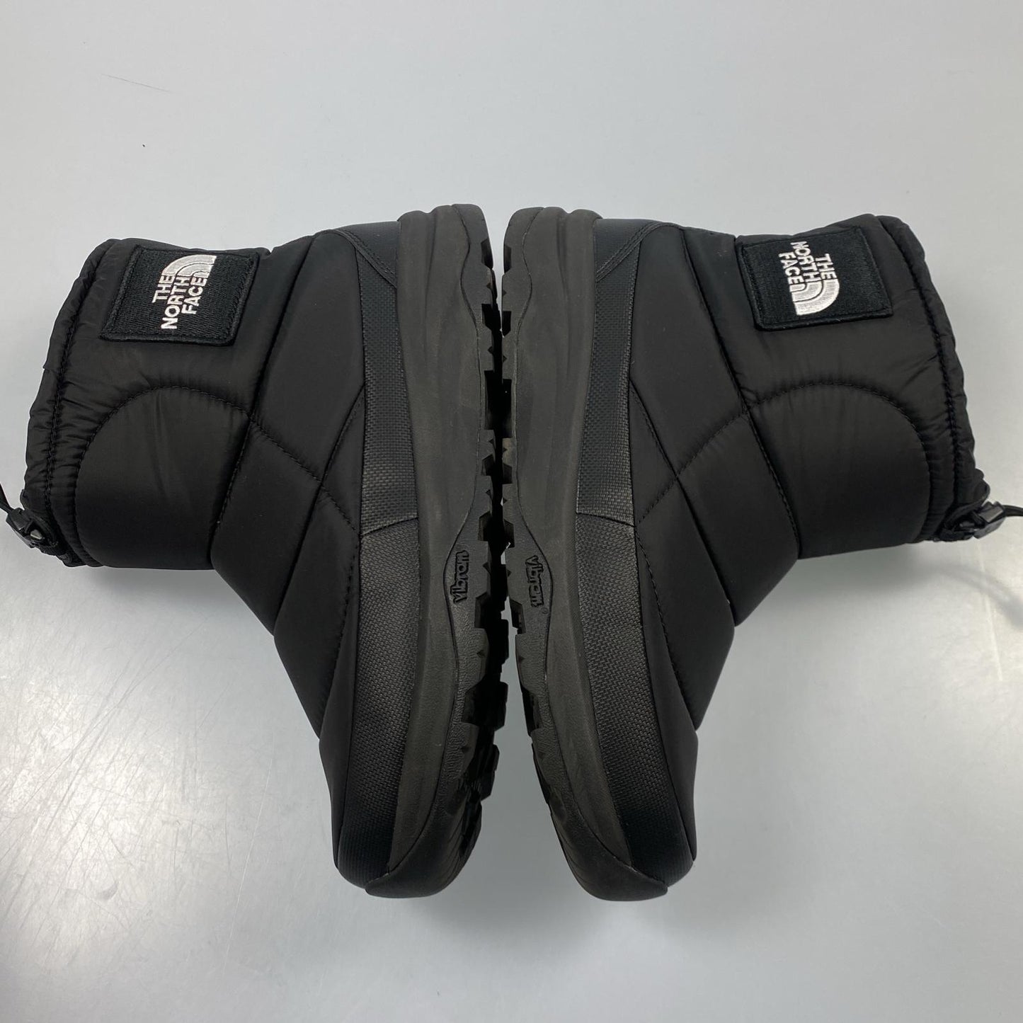 【中古】THE NORTH FACE | ザ・ノースフェイス Nuptse Bootie WP Logo Short ブーツ NF52280 ブラック 27cm