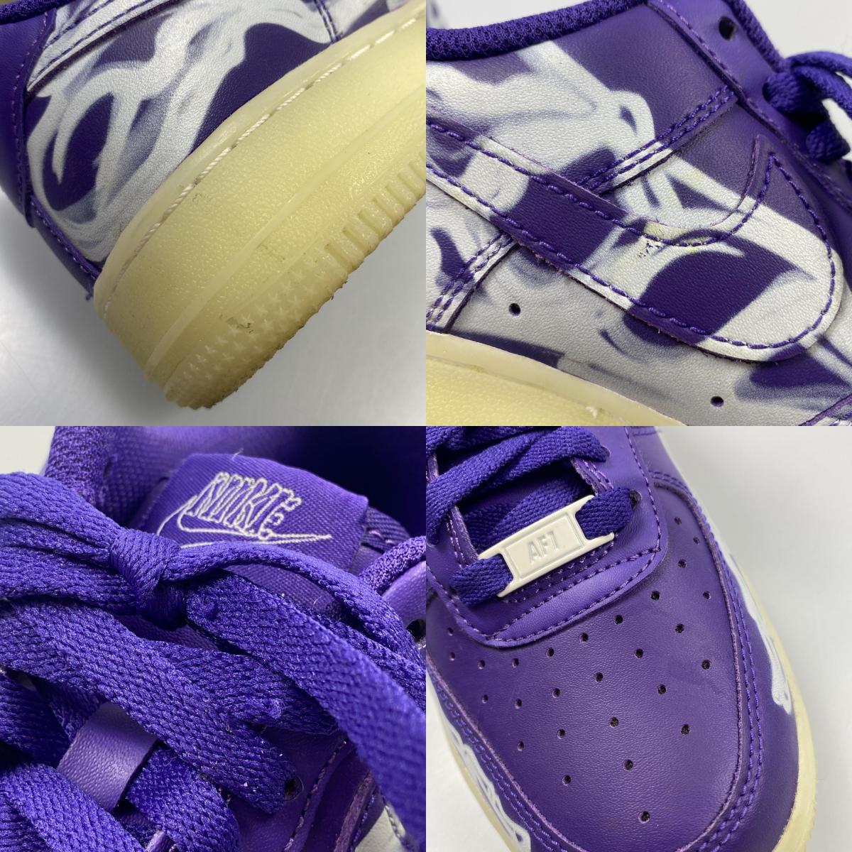 【中古】NIKE | ナイキ AIR FORCE 1 '07 QS 'SKELETON スニーカー CU8067-500 パープル 23.5cm
