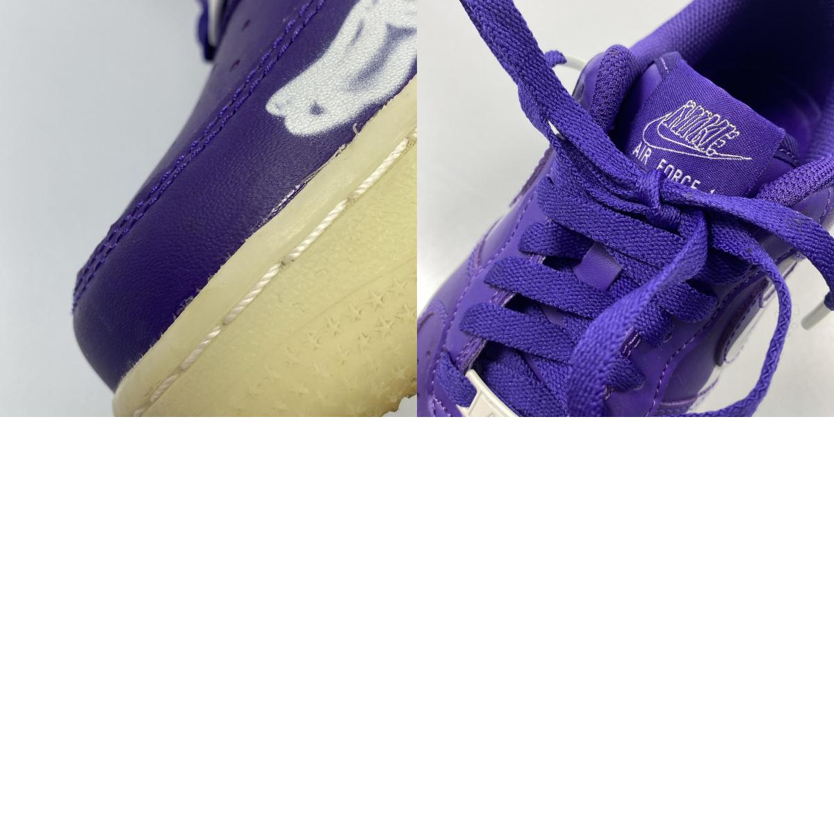 【中古】NIKE | ナイキ AIR FORCE 1 '07 QS 'SKELETON スニーカー CU8067-500 パープル 23.5cm