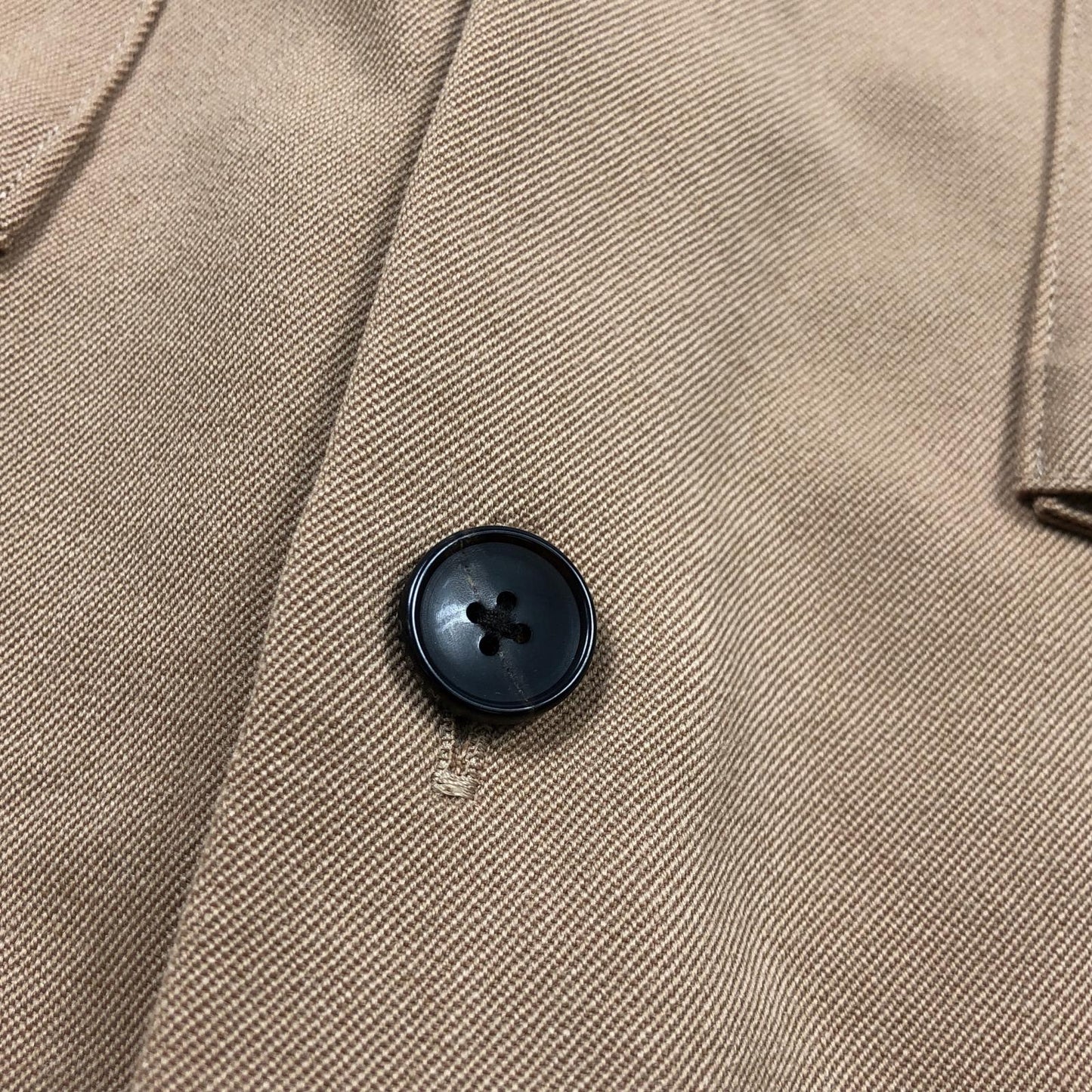 【中古】 ウールギャバジンビッグシャツ 長袖シャツ 59-01-04-01006 2020A/W キャメル サイズ:L