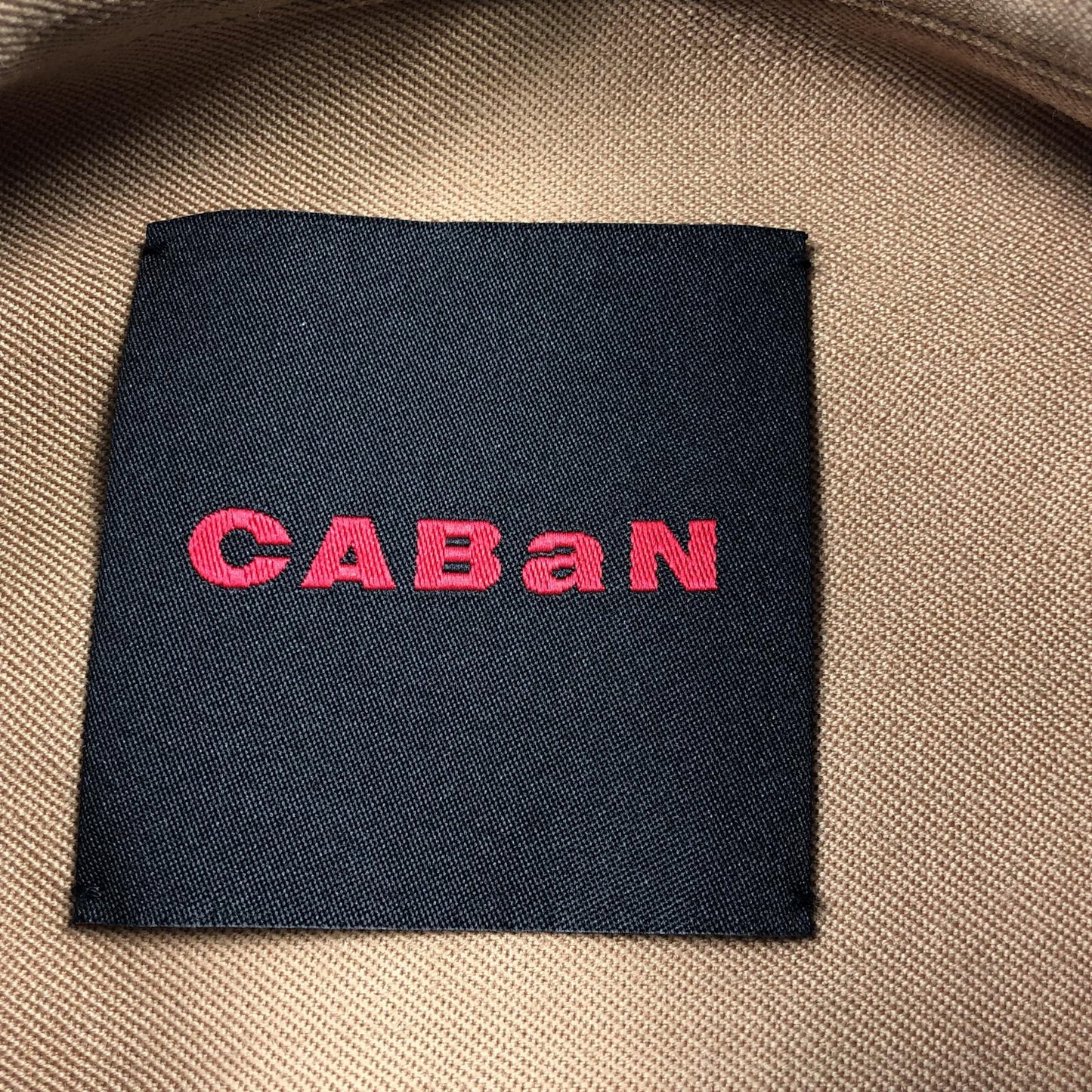 【中古】 ウールギャバジンビッグシャツ 長袖シャツ 59-01-04-01006 2020A/W キャメル サイズ:L