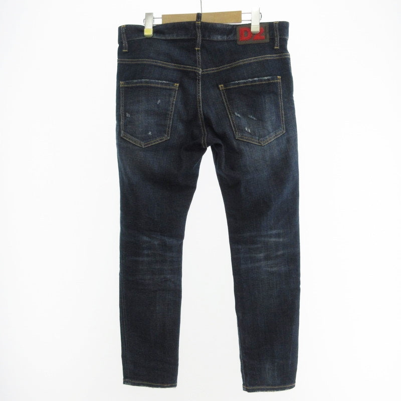 【中古】DSQUARED2 | ディースクエアード SKATER JEANS デニムパンツ S74LB1591 ネイビー サイズ:48
