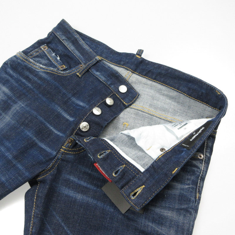 【中古】DSQUARED2 | ディースクエアード SKATER JEANS デニムパンツ S74LB1591 ネイビー サイズ:48