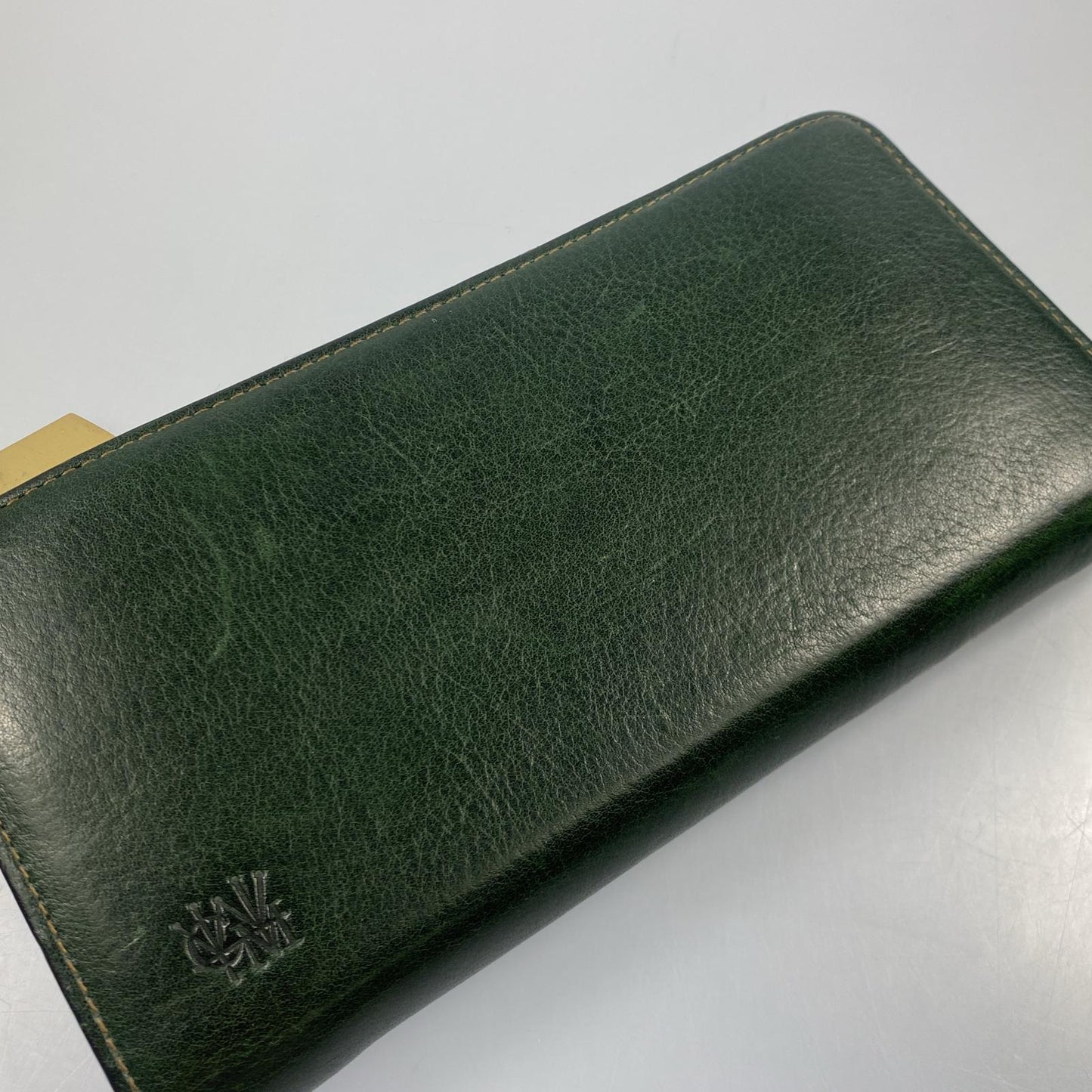【中古】COCOMEISTER | ココマイスター Darlington Handrail 長財布 45015001 グリーン