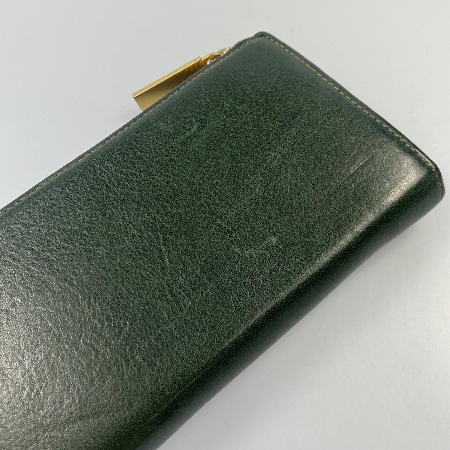 【中古】COCOMEISTER | ココマイスター Darlington Handrail 長財布 45015001 グリーン