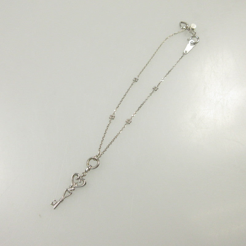 【中古】 ブレスレット K18WG製 シルバー