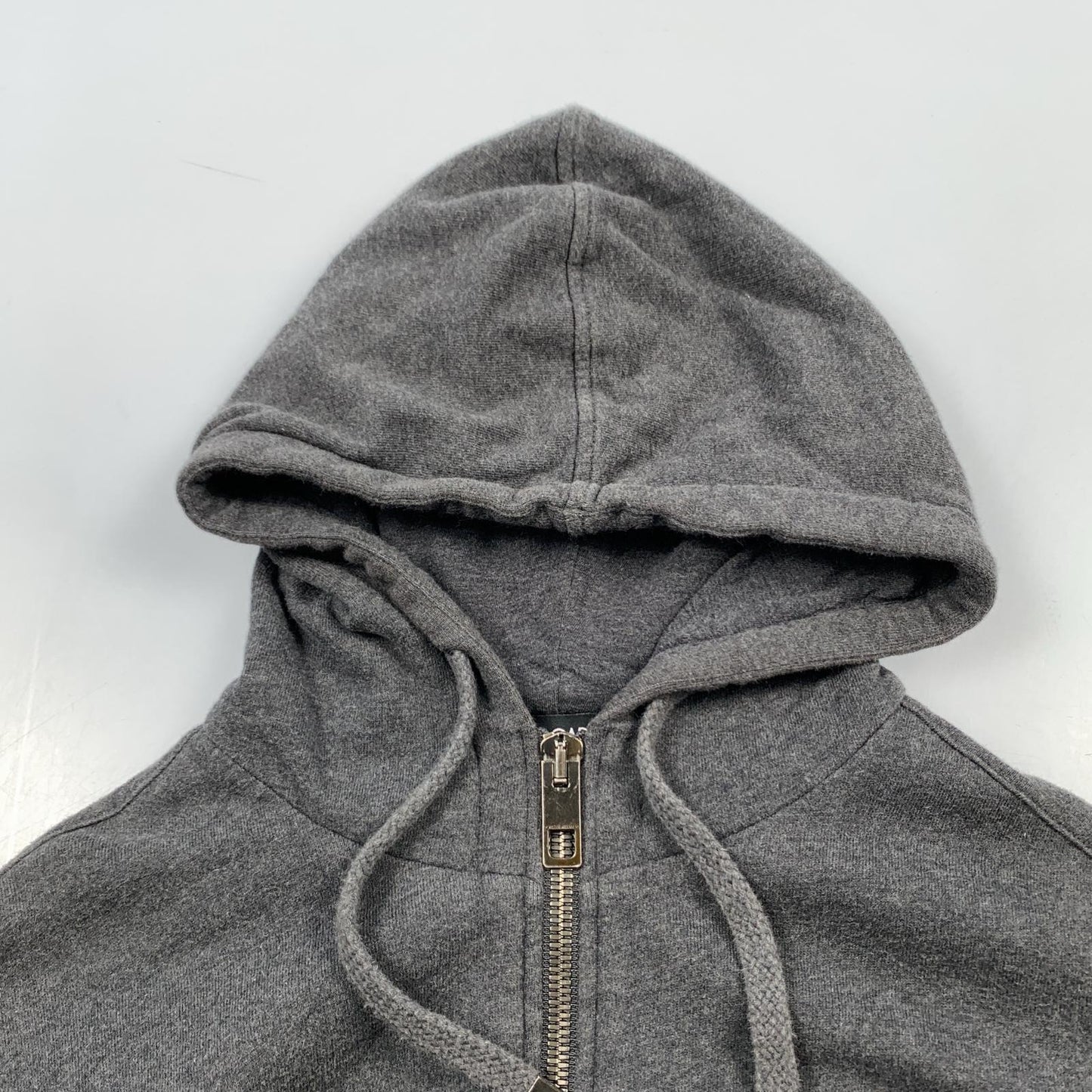 【中古】DOLCE & GABBANA | ドルチェアンドガッバーナ ロゴプレート パーカー G9CZ6T/G7ZXD グレー サイズ:46