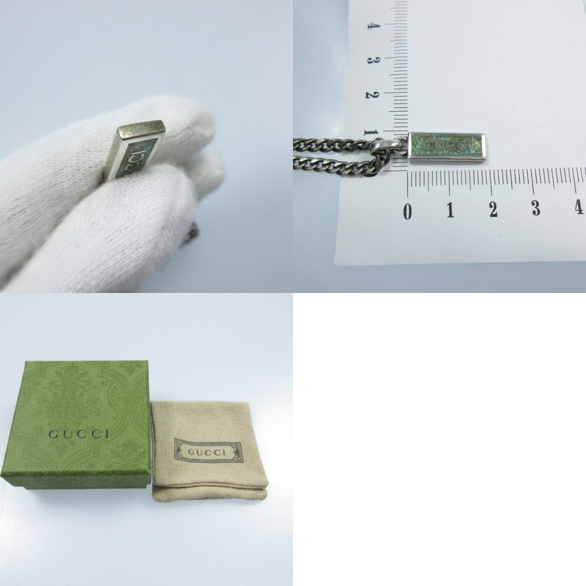 【中古】GUCCI | グッチ エナメルゴルメット ネックレス 678714 喜平チェーン