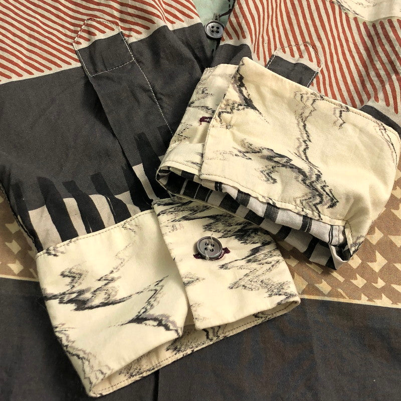 【中古】Paul Smith | ポール・スミス ASSEMBLED STRIPE 長袖シャツ 233354 2023A/W サイズ:XL