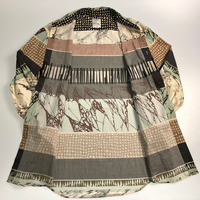 【中古】Paul Smith | ポール・スミス ASSEMBLED STRIPE 長袖シャツ 233354 2023A/W サイズ:XL