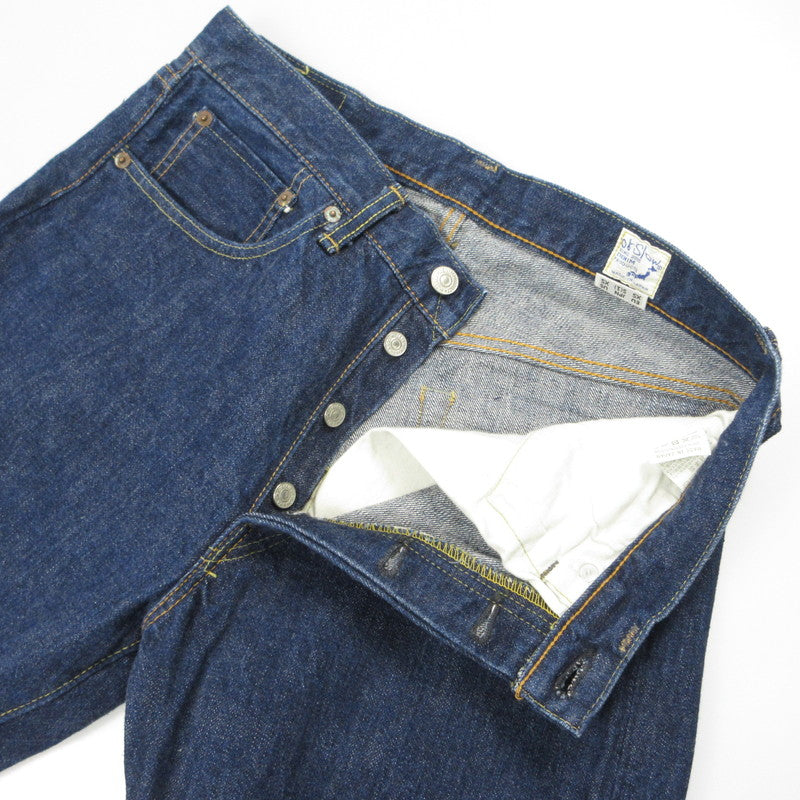 【中古】orSlow | オアスロウ 105 STANDARD DENIM デニムパンツ 01-1050-81 ネイビー サイズ:S