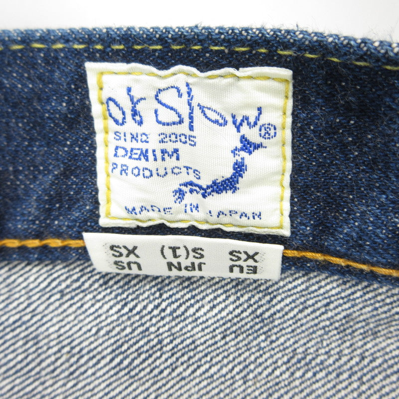 【中古】orSlow | オアスロウ 105 STANDARD DENIM デニムパンツ 01-1050-81 ネイビー サイズ:S
