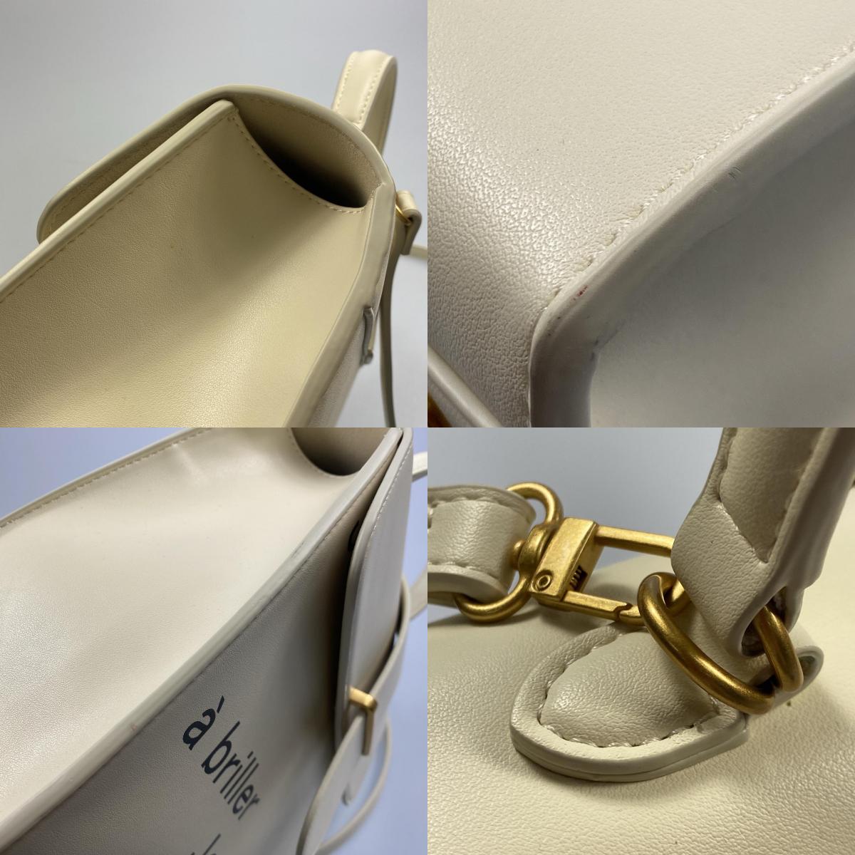 【中古】Mila Owen | ミラオーウェン メッセージプレートハンド&ショルダーバッグ その他バッグ 09WGB244508 ホワイト
