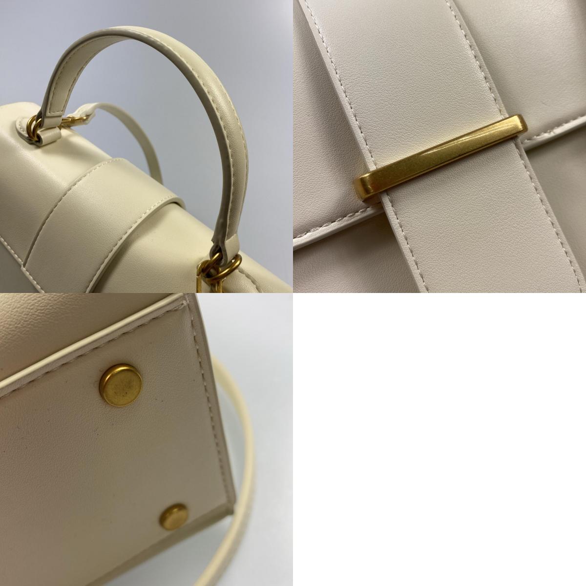 【中古】Mila Owen | ミラオーウェン メッセージプレートハンド&ショルダーバッグ その他バッグ 09WGB244508 ホワイト