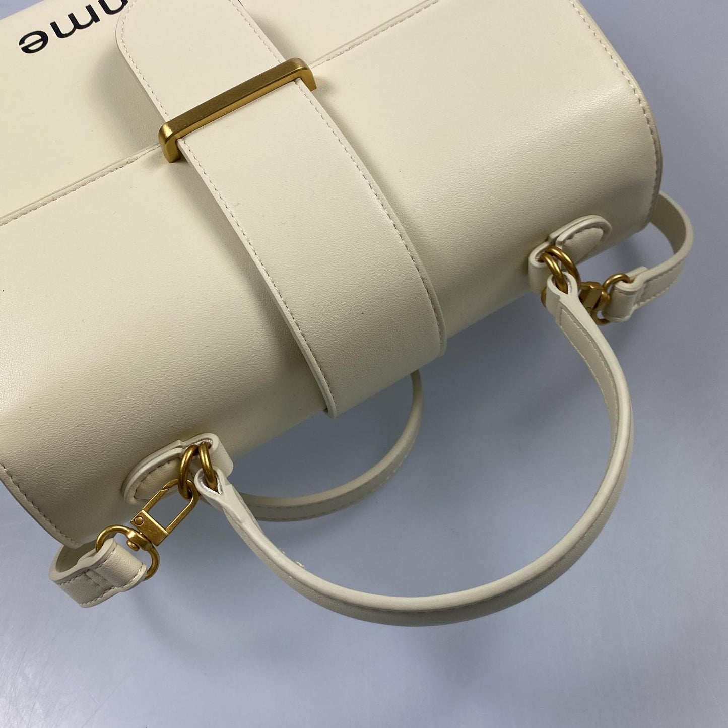 【中古】Mila Owen | ミラオーウェン メッセージプレートハンド&ショルダーバッグ その他バッグ 09WGB244508 ホワイト