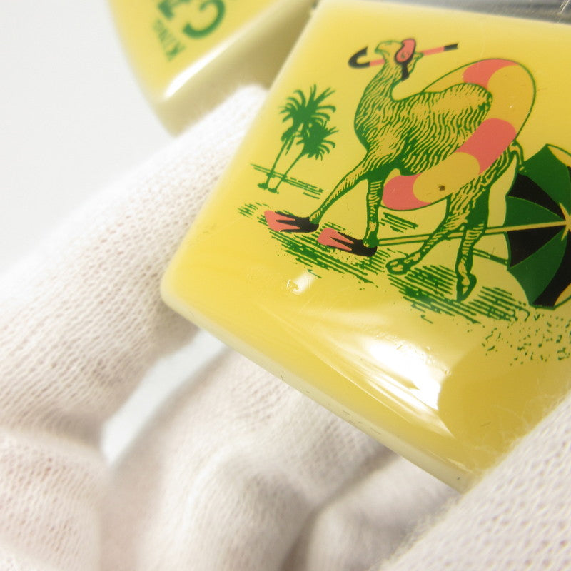 【中古】ZIPPO | ジッポ CAMEL KING SIZE NUTTY MENTHOL ライター 年式:2007年製 イエロー