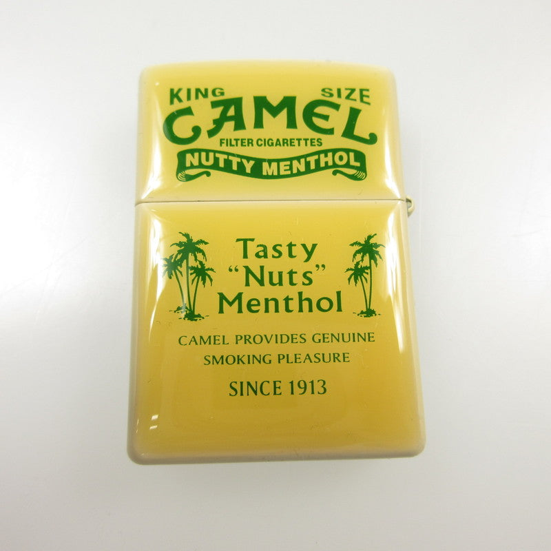 【中古】ZIPPO | ジッポ CAMEL KING SIZE NUTTY MENTHOL ライター 年式:2007年製 イエロー
