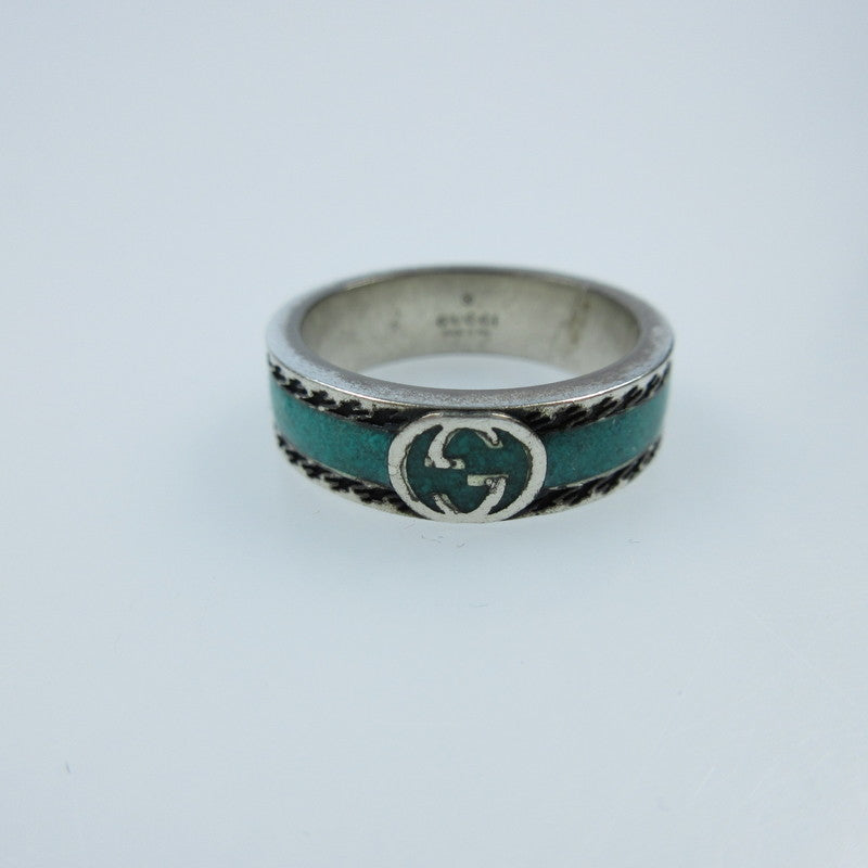 【中古】GUCCI | グッチ インターロッキングG リング・指輪 645573 シルバー