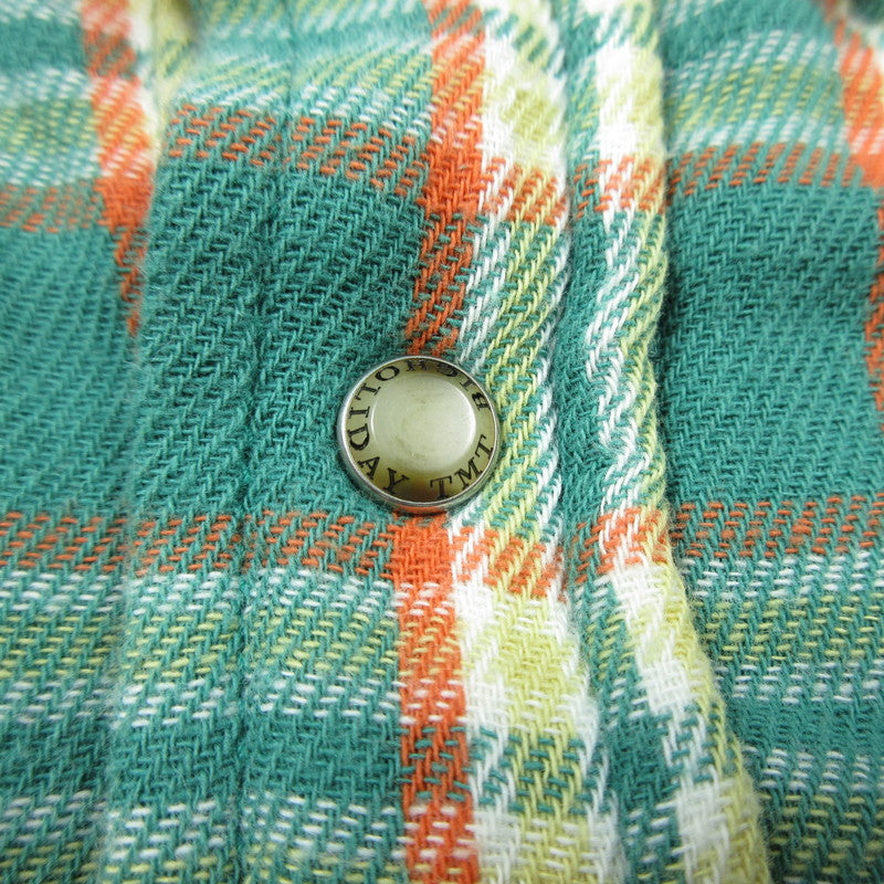 【中古】TMT | ティーエムティー DOUBLE GAUZE CHECK WESTERN SHIRTS 長袖シャツ TSH-F1102 グリーン サイズ:M