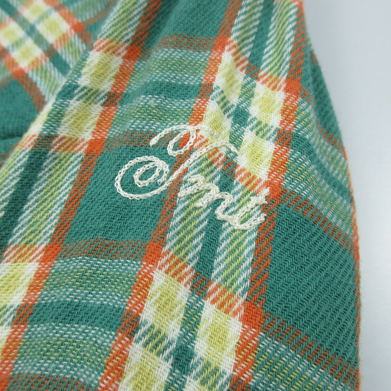 【中古】TMT | ティーエムティー DOUBLE GAUZE CHECK WESTERN SHIRTS 長袖シャツ TSH-F1102 グリーン サイズ:M