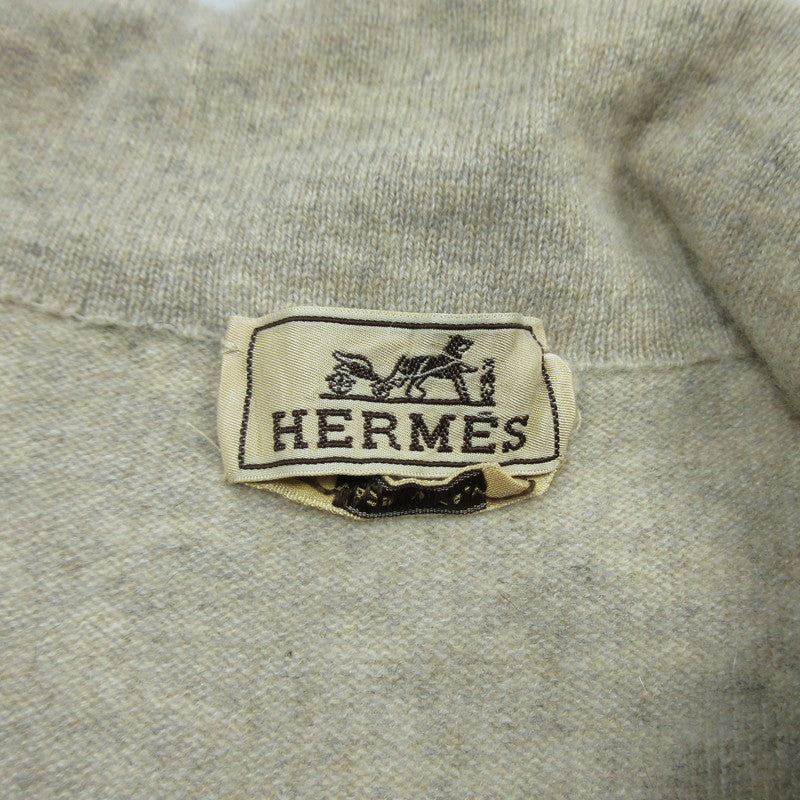 【中古】HERMES | エルメス ハーフジップ セーター 並行品 サイズ:L