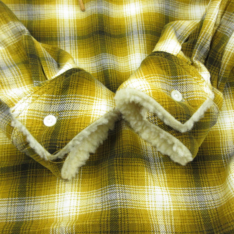 【中古】NUMBER(N)INE | ナンバーナイン PULLOVER BOA CHECK SHIRT 長袖シャツ NNS-F904 イエロー サイズ:2