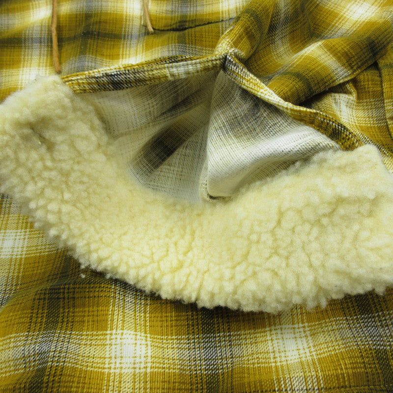 【中古】NUMBER(N)INE | ナンバーナイン PULLOVER BOA CHECK SHIRT 長袖シャツ NNS-F904 イエロー サイズ:2