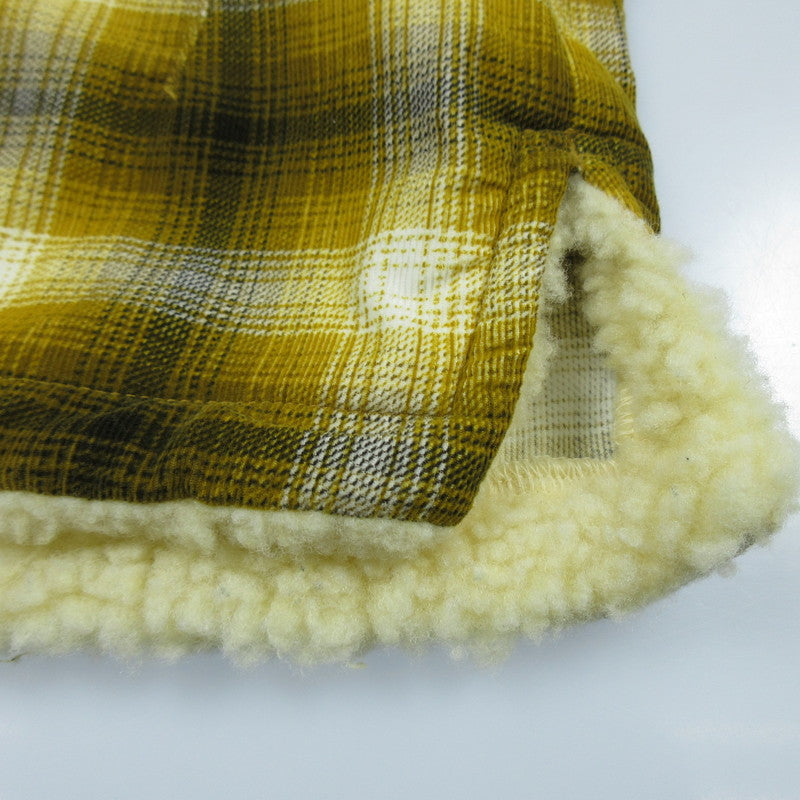 【中古】NUMBER(N)INE | ナンバーナイン PULLOVER BOA CHECK SHIRT 長袖シャツ NNS-F904 イエロー サイズ:2