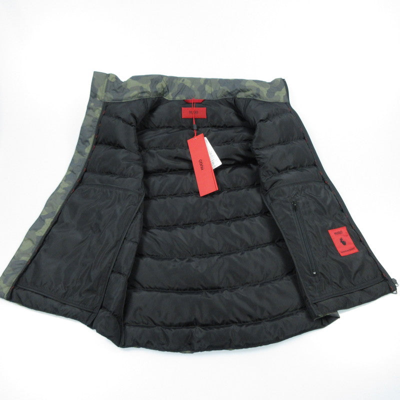 【中古】HUGO BOSS | ヒューゴボス ダウンベスト 50393913 カモ サイズ:S
