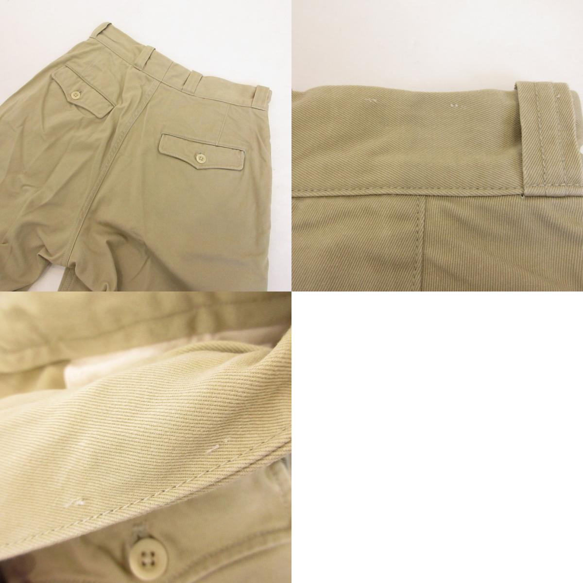 【中古】URBAN RESEARCH | アーバンリサーチ フレンチアーミーチノトラウザー パンツ UR24-14B005 ベージュ サイズ:S