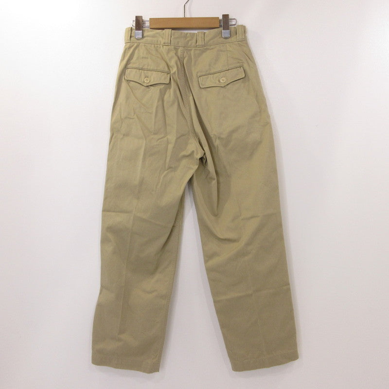 【中古】URBAN RESEARCH | アーバンリサーチ フレンチアーミーチノトラウザー パンツ UR24-14B005 ベージュ サイズ:S