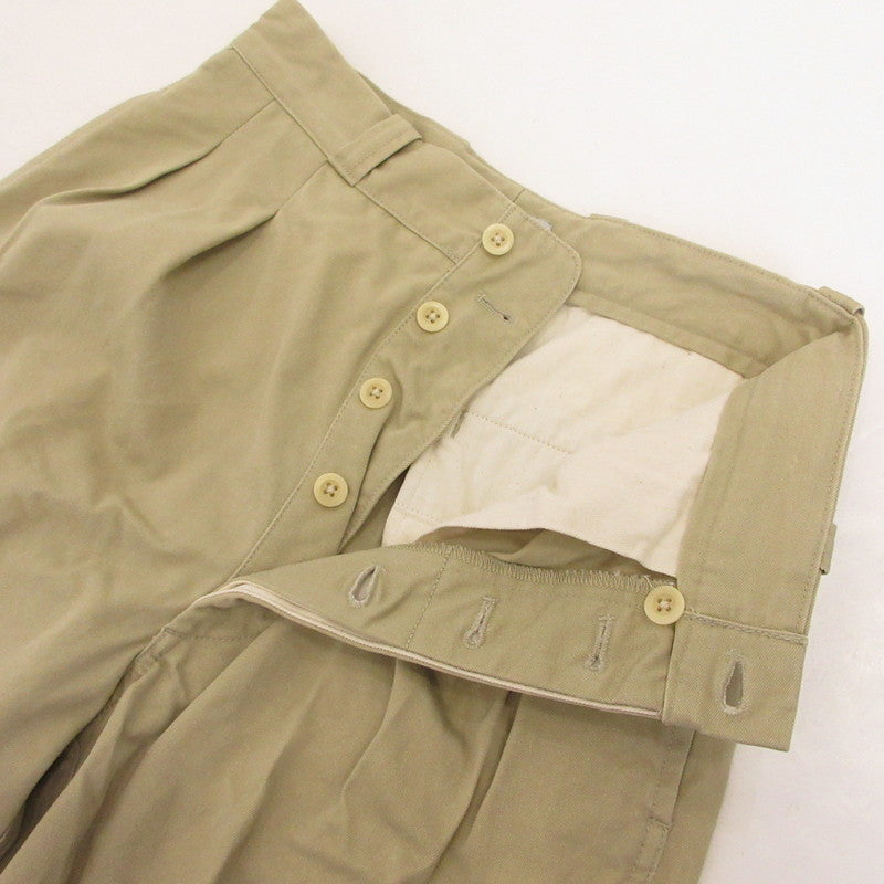 【中古】URBAN RESEARCH | アーバンリサーチ フレンチアーミーチノトラウザー パンツ UR24-14B005 ベージュ サイズ:S