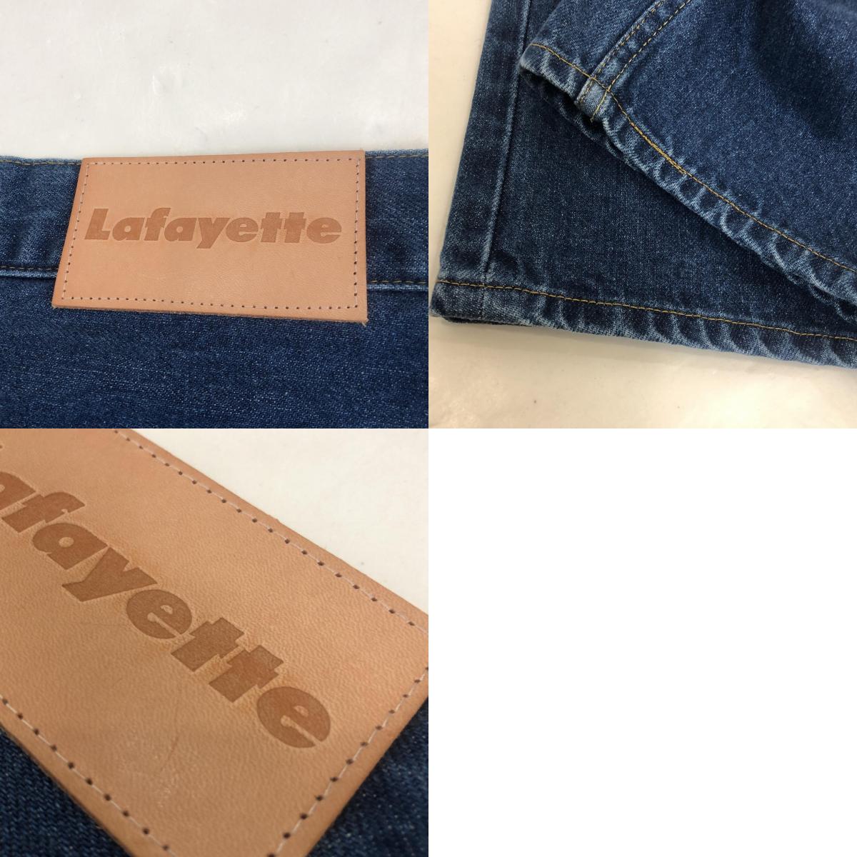 【中古】Lafayette | ラファイエット 5 POCKET WASHED DENIM PANTS - BAGGIE FIT デニムパンツ LA231103 2023A/W サイズ:W34 ブルー