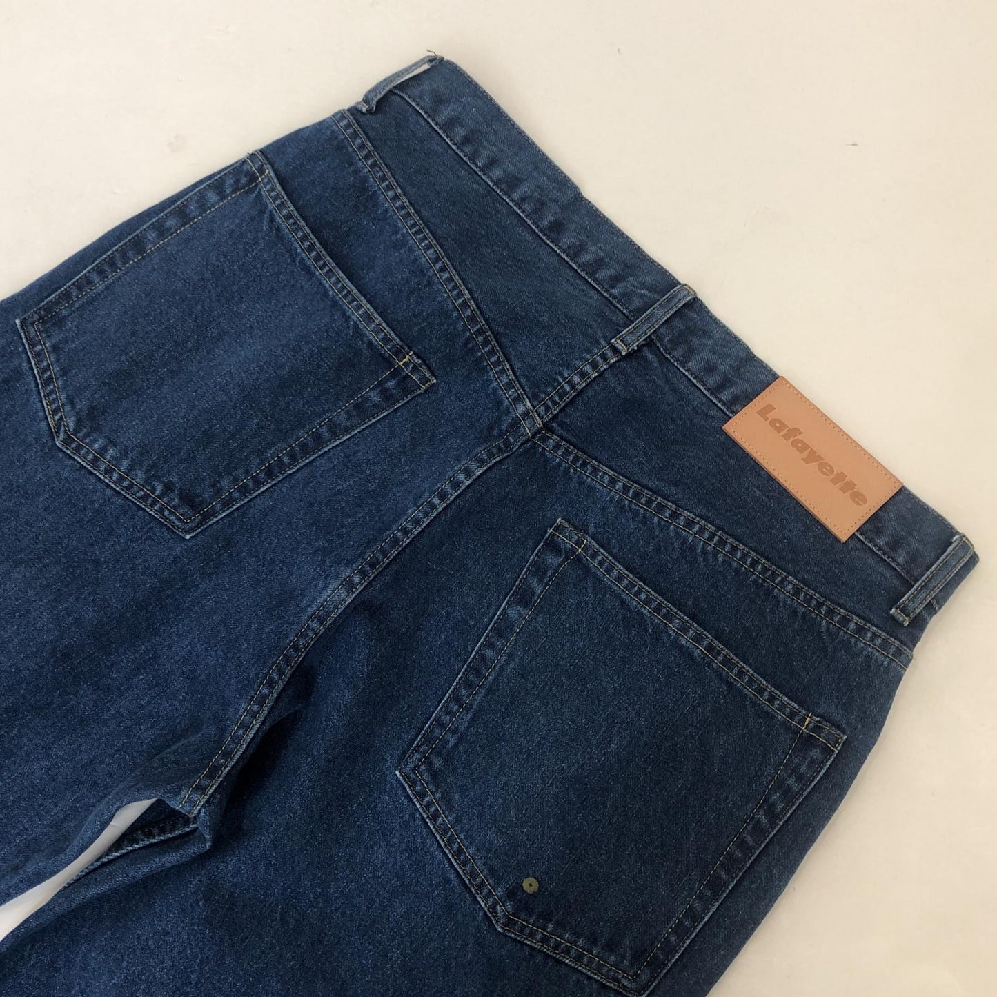 【中古】Lafayette | ラファイエット 5 POCKET WASHED DENIM PANTS - BAGGIE FIT デニムパンツ LA231103 2023A/W サイズ:W34 ブルー