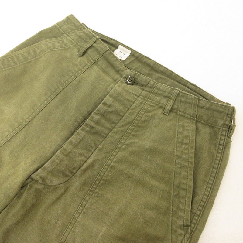 【中古】ARAN | アラン FATIGUE PT HEAVY BACK SATIN パンツ カーキ サイズ:4