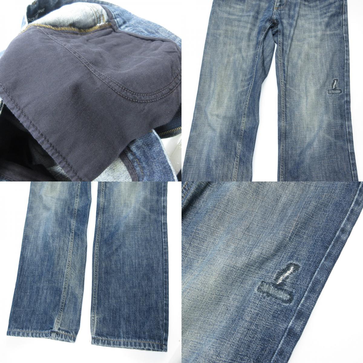【中古】DOLCE & GABBANA | ドルチェアンドガッバーナ 14GOLD デニムパンツ G374TP/G8H04 国内正規品 ダメージ加工 ブルー サイズ:44