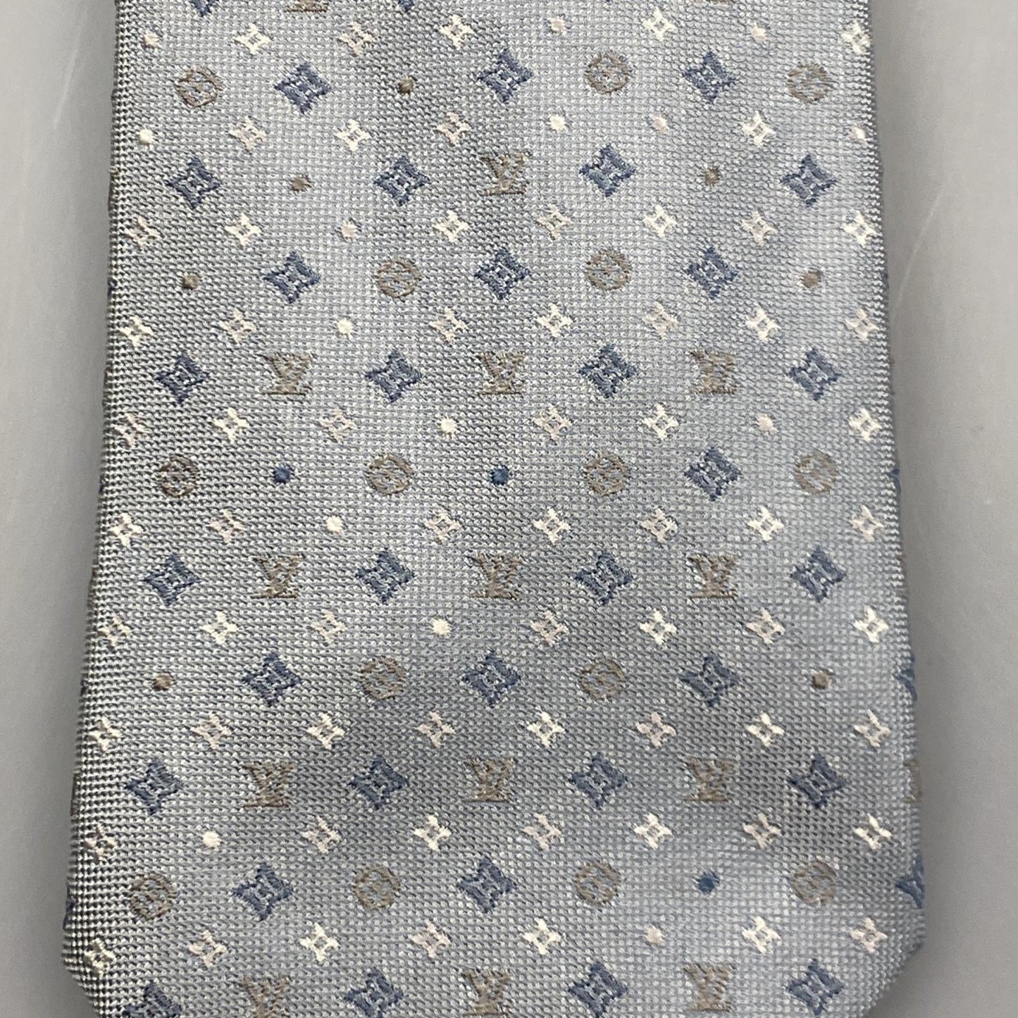 【中古】LOUIS VUITTON | ルイ・ヴィトン モノグラムグラディエントドッツ 8CM ネクタイ M76845 国内正規品