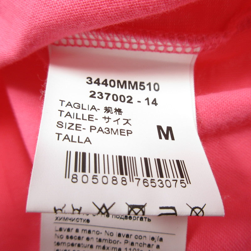 【中古】MSGM | エムエスジーエム BRUSH LOGO 半袖Tシャツ 3440MM510 国内正規品 ピンク サイズ:M