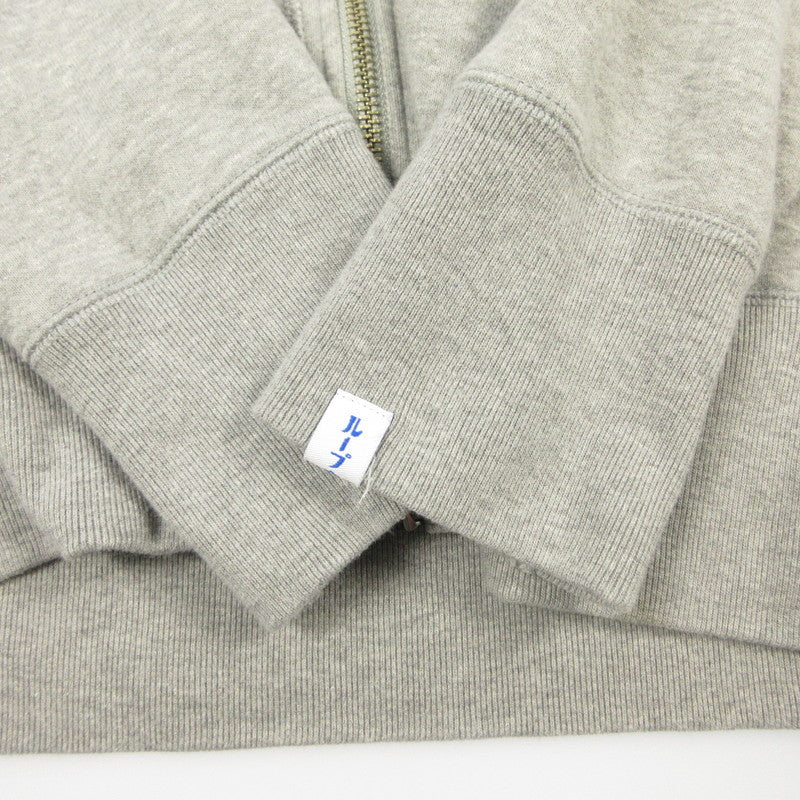 【中古】LOOPWHEELER | ループウィラー Slim Zip Sweat Hoody パーカー ×BEAMS PLUS グレー サイズ:M