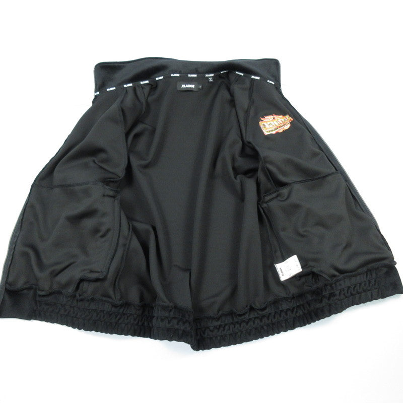 【中古】X-LARGE | エクストララージ VELOUR TRACK JACKET ジャージ 101244021006 ブラック サイズ:L