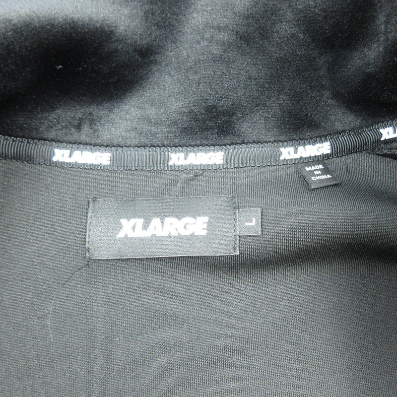 【中古】X-LARGE | エクストララージ VELOUR TRACK JACKET ジャージ 101244021006 ブラック サイズ:L