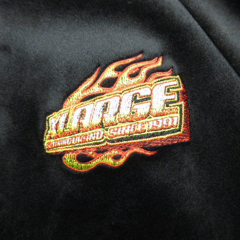 【中古】X-LARGE | エクストララージ VELOUR TRACK JACKET ジャージ 101244021006 ブラック サイズ:L