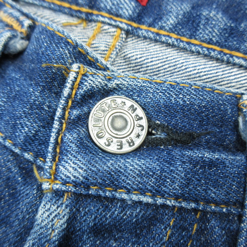 【中古】RESOLUTE | リゾルト デニムパンツ 710 サイズ:W:29 ブルー