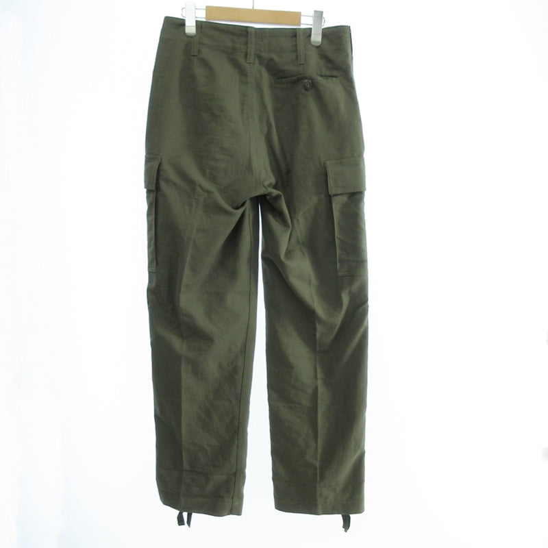 【中古】MILITARY衣料 | ミリタリーイリョウ カーゴパンツ 8415-12-155-9093 ドイツ軍年式:80sサイズ:6 カーキ